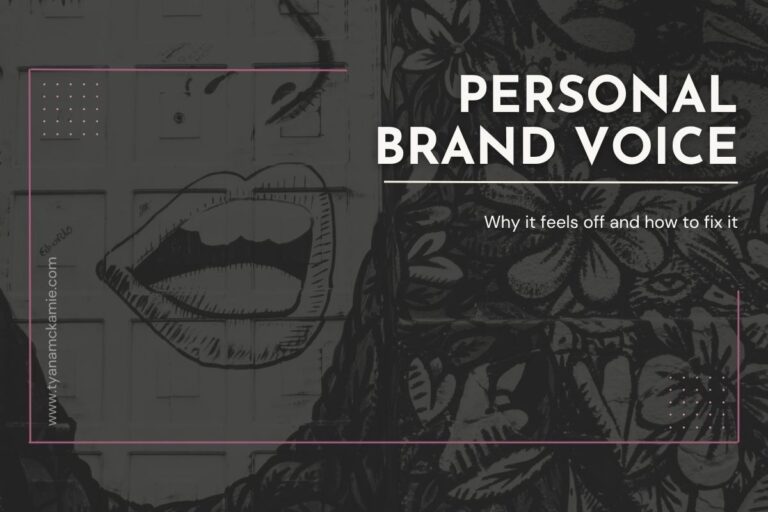 Banner image for blog post titled 'Personal Brand Voice: Why It Feels Off and How to Fix It'
