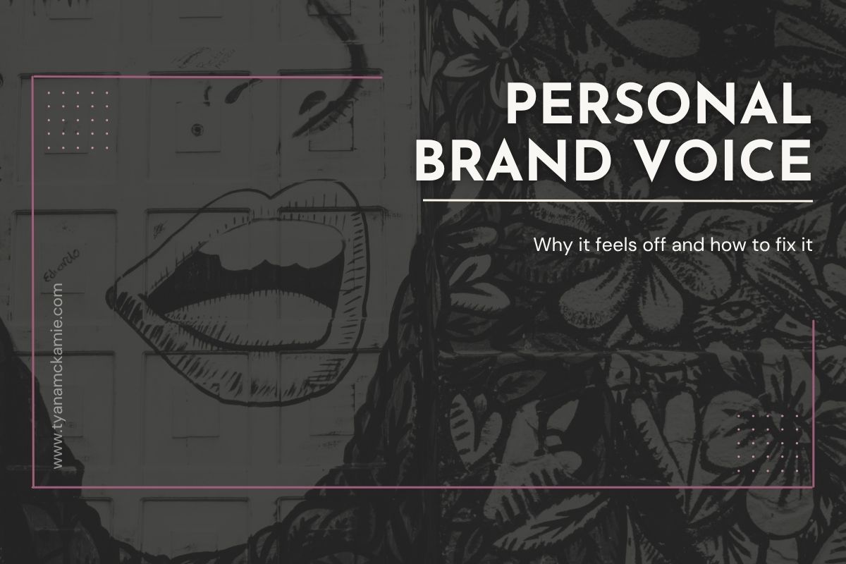 Banner image for blog post titled 'Personal Brand Voice: Why It Feels Off and How to Fix It'